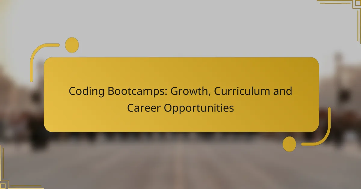 Coding Bootcamps: Growth, Curriculum and Career Opportunities